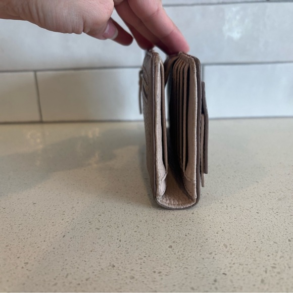 KATE SPADE EDEN LANE JACINDA PORCINI BOW LEATHER WALLET DUSTY PINK - Picture 7 of 10